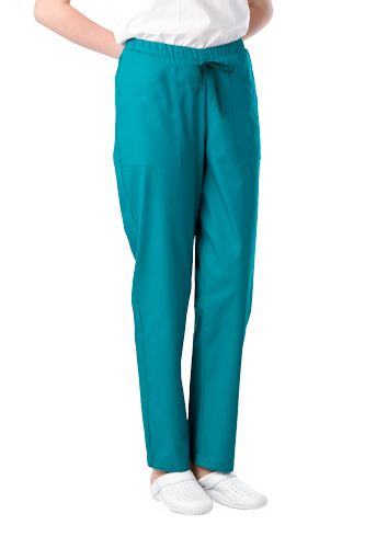 PANTALONI ELASTICO COULISSE 128: pantaloni sanitari unisex con elastico in vita laccetto e 2...